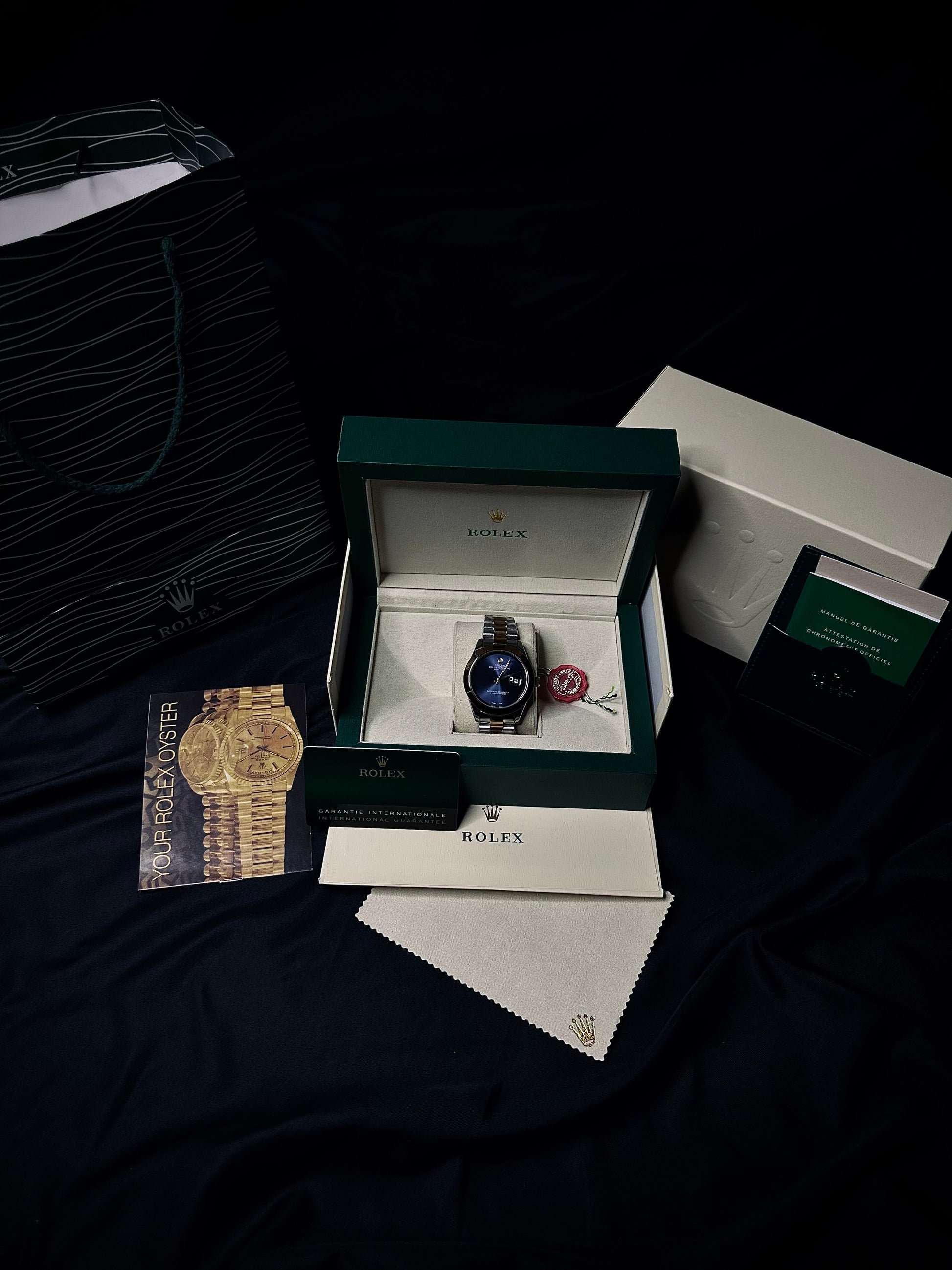 Rolex date-just plane dial by Zarvy