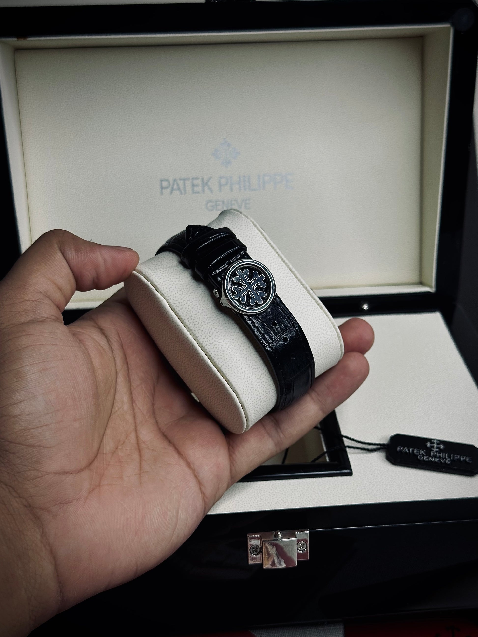 PP Chronograph Premium Leather Strap Watch by Zarvy