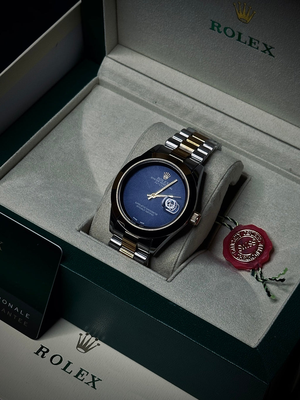 Rolex date-just plane dial by Zarvy