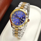 RLX Oyster Perpetual Datejust – AAA Stainless Steel Quartz Watch (40mm)