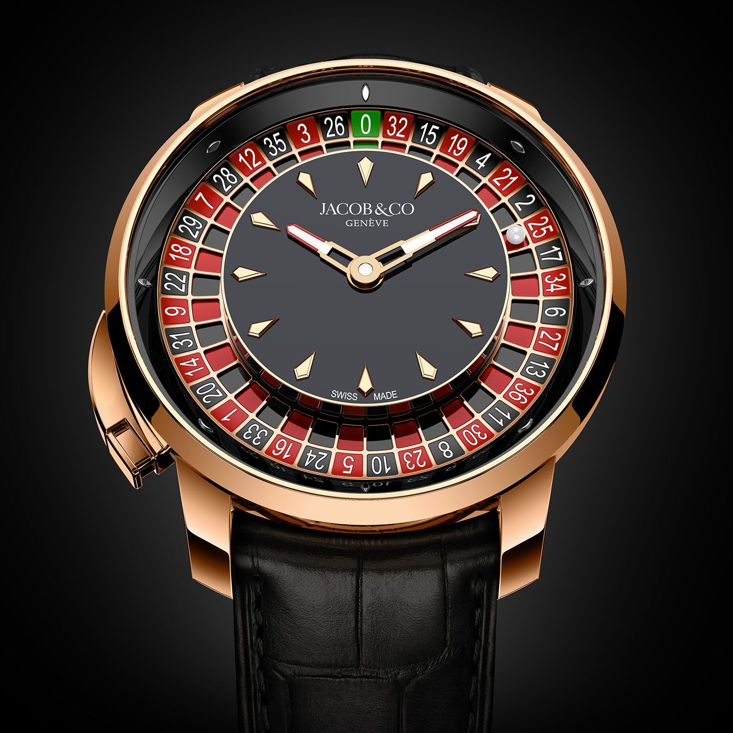 CASINO TOURBILLON by Jacob & Co – Luxury Tourbillon Watch with Functional Roulette Wheel