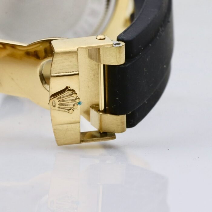 RLX Master Lock C-710 – Premium 42mm Yellow Gold Watch with PVC Strap