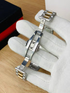 Men’s White Dial Stainless Steel Watch – Premium Quartz Timepiece by zarvy.store